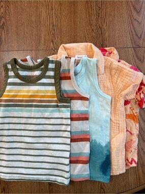Cat & Jack Kids' Striped & Solid Summer Shirts